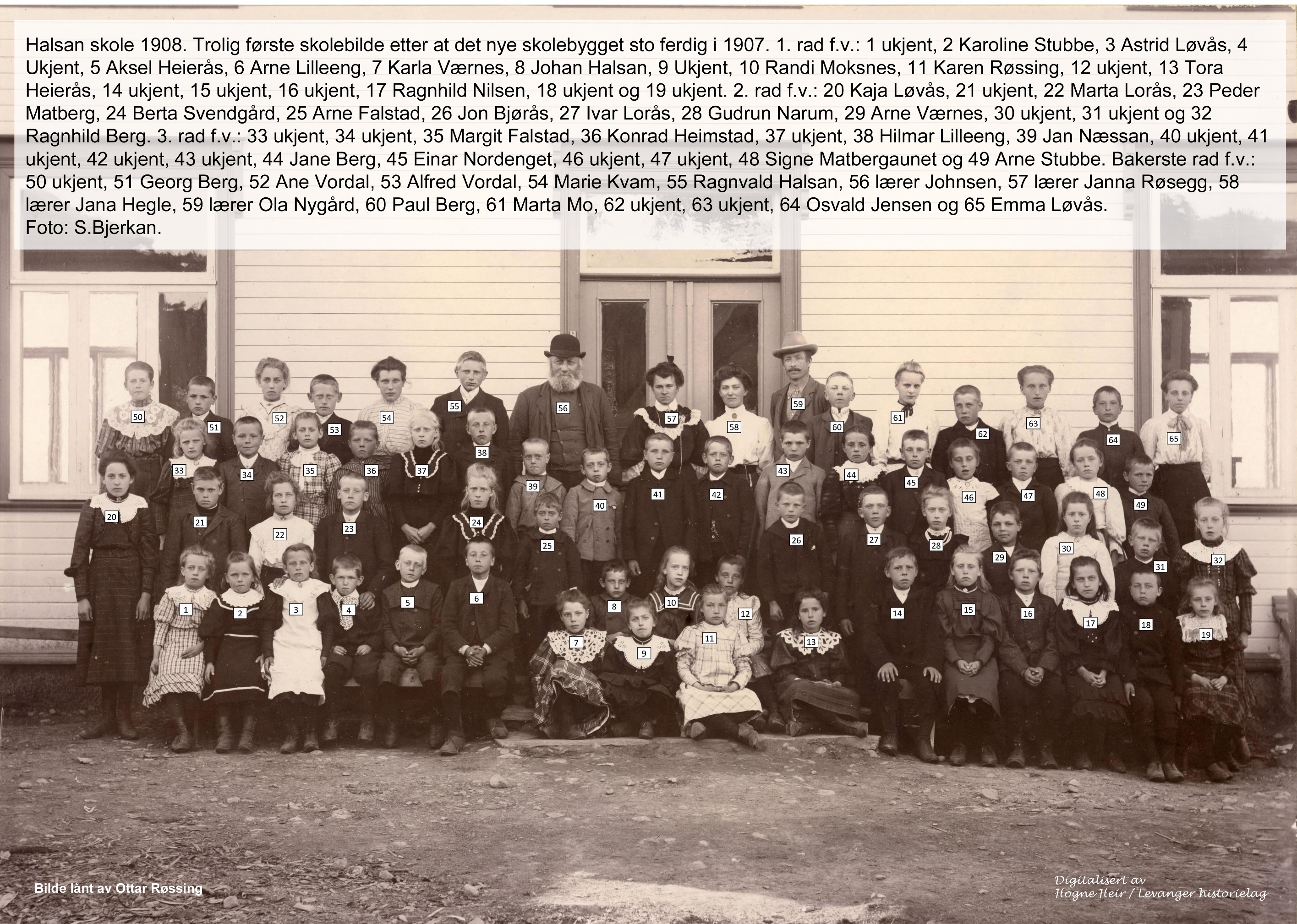 Halsan skole 1908